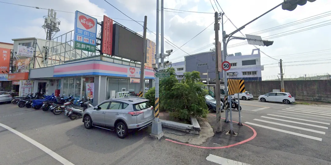 萊爾富200萬元特獎則在台中市的「沙鹿中航店」。(圖/Google街景圖)