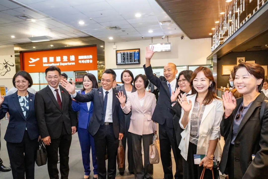 韓國瑜率跨黨派委員赴日交流。（圖／韓國瑜臉書）