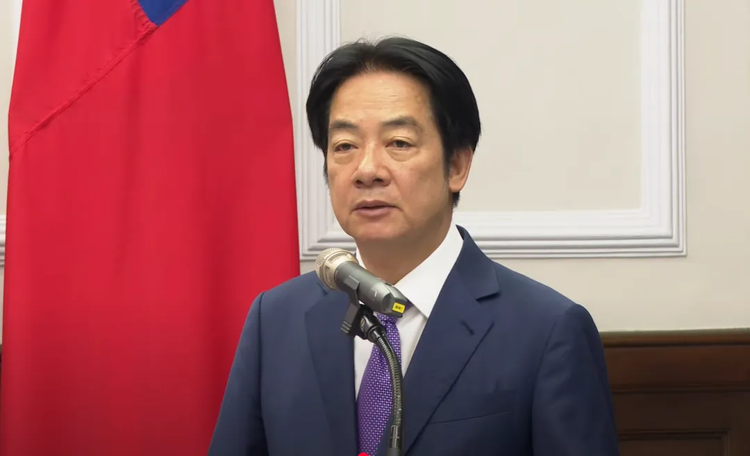 賴清德26日接見拉丁美洲暨加勒比海情報暨安全首長聯席會議訪團致詞。（圖／翻攝總統府YT）