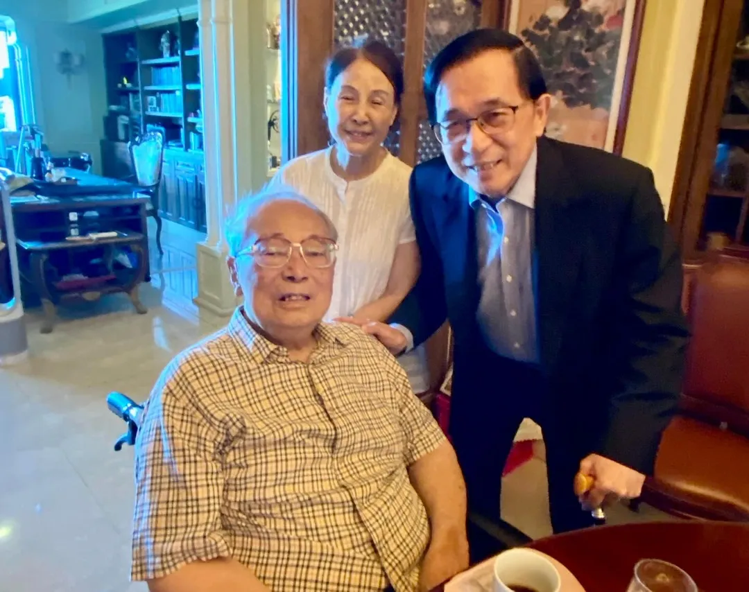 陳水扁和張俊雄。（圖／翻攝陳水扁臉書）