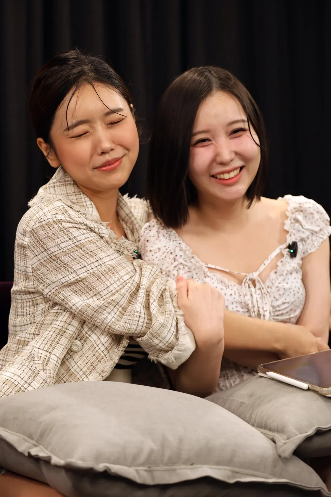 韓國女生Judy與金世星感情超好。（圖／譚兆青攝）