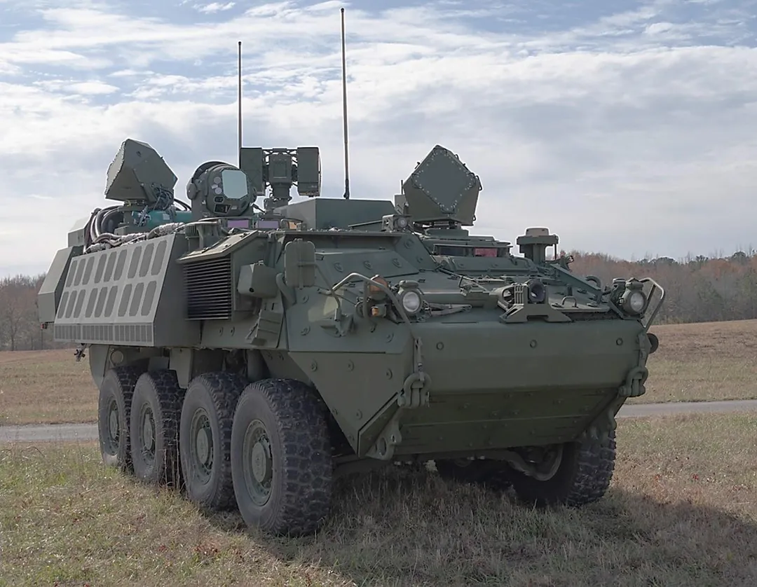 美國陸軍的DE M-SHORAD雷射武器系統。(圖/美國國防部)