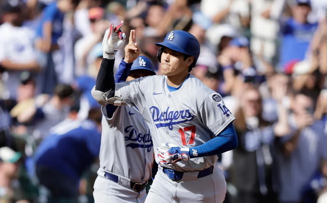 大谷今天3安打火力全開。（圖／美聯社）