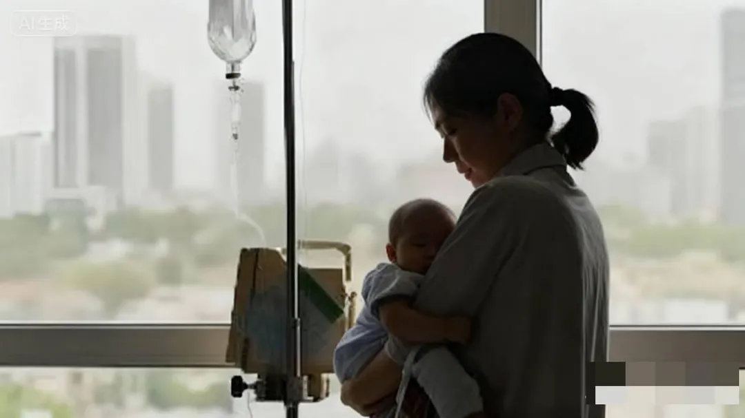 大陸一名母親誤信護膚療法導致嬰兒鉛中毒。（示意圖／AI生成）
