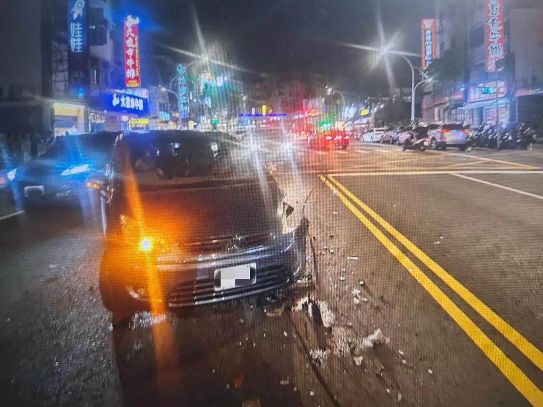 車禍現場。（圖／警方提供）