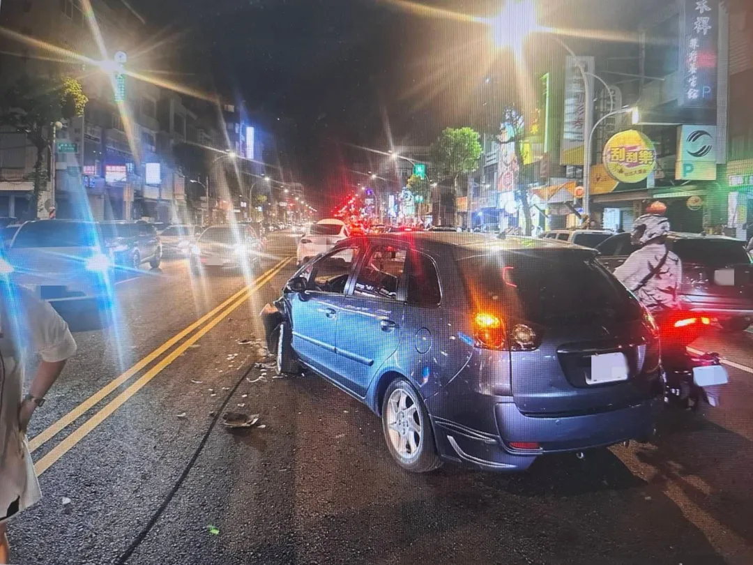 車禍現場。（圖／警方提供）