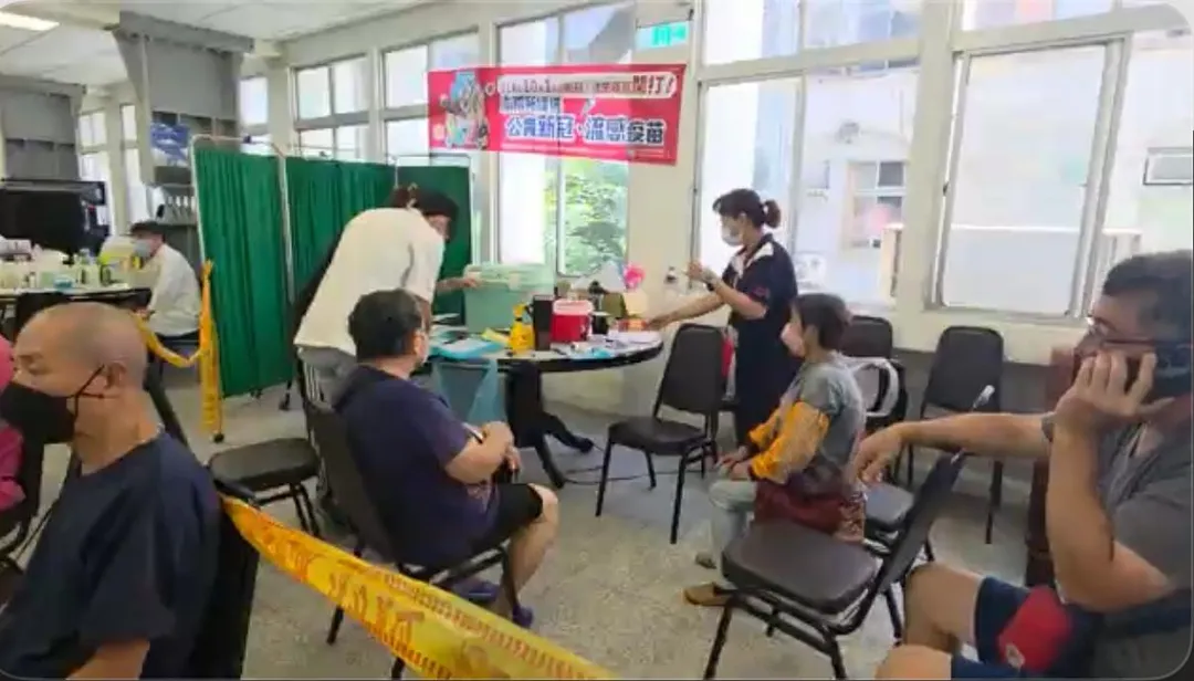 志工表示，災區許多民眾開始出現感冒等症狀。（圖／中天新聞）