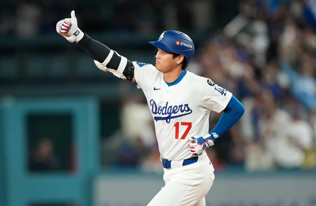大谷翔平外卡系列賽首戰火力全開。（圖／美聯社）