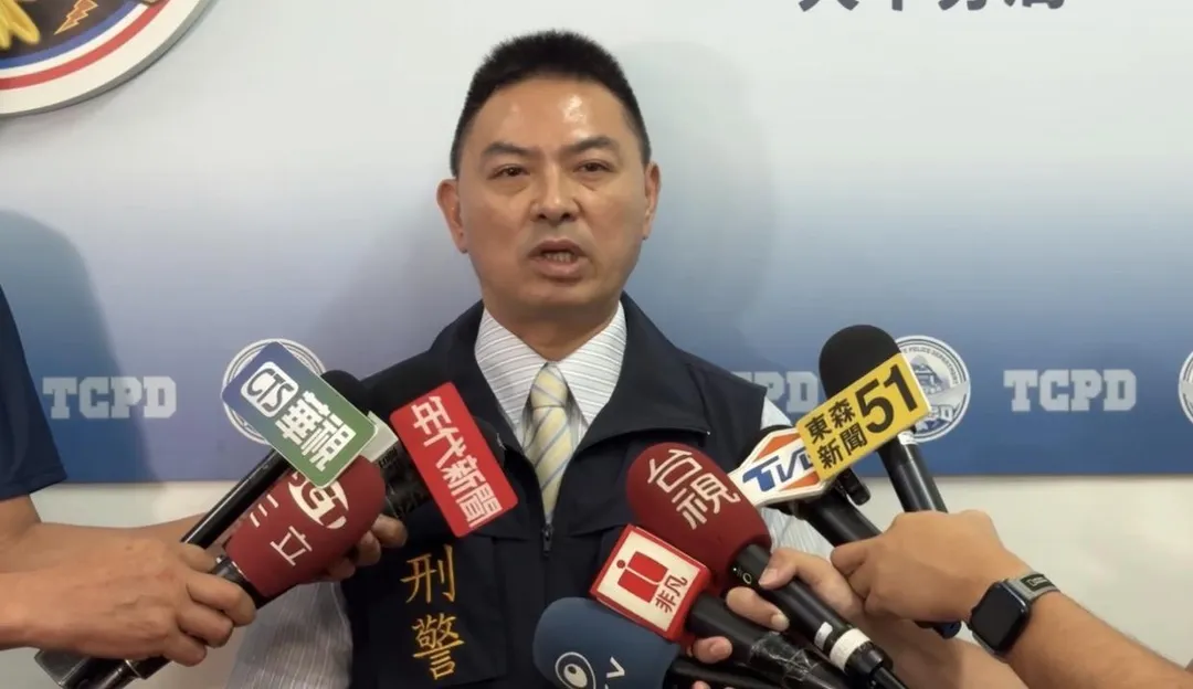 大甲分局偵查隊隊長連玉松說明案情。(圖/翻攝畫面)