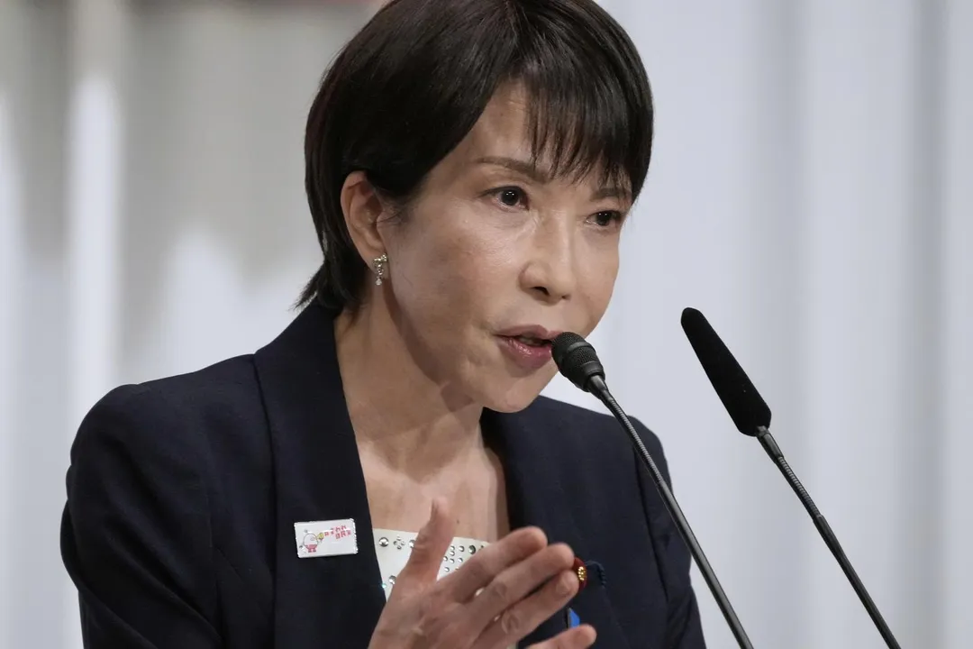 自民黨總裁候選人高市早苗。(資料照/美聯社)