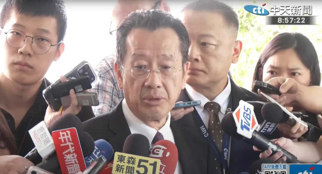 國防部長顧立雄。（中天新聞）