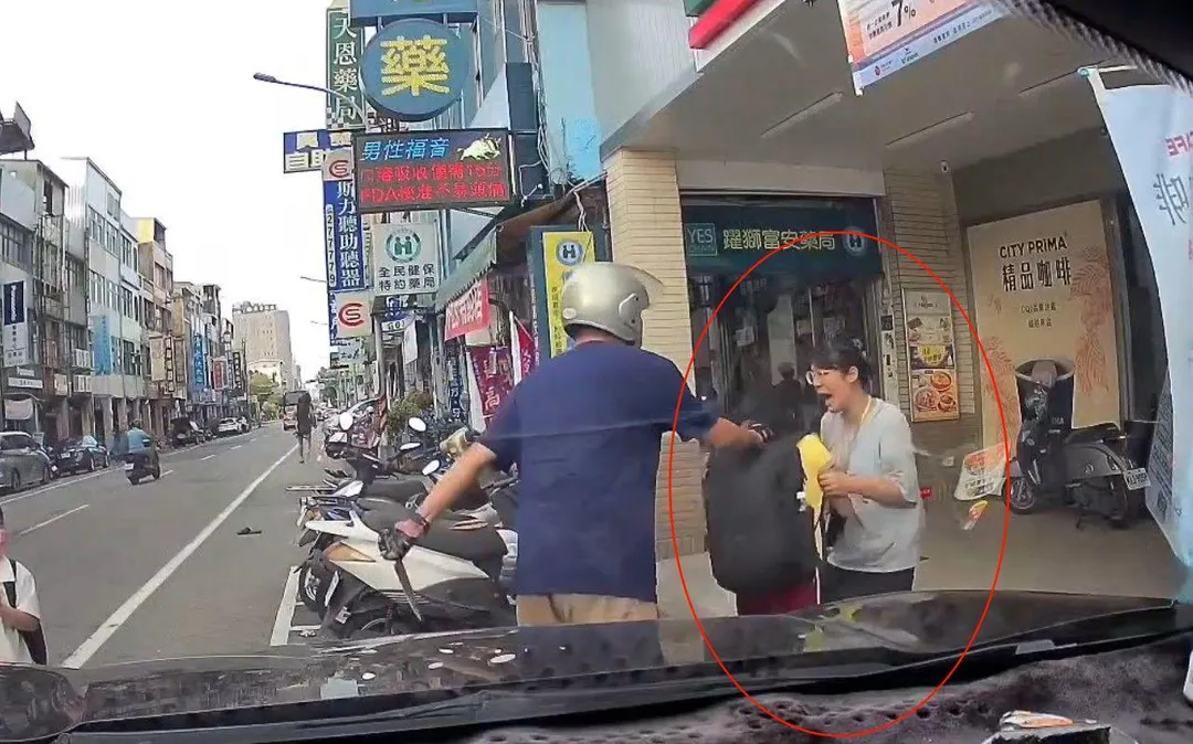 黃姓女老師說,當時念頭只是一心想要把孩子從歹徒手上救下來。(圖/翻攝畫面)