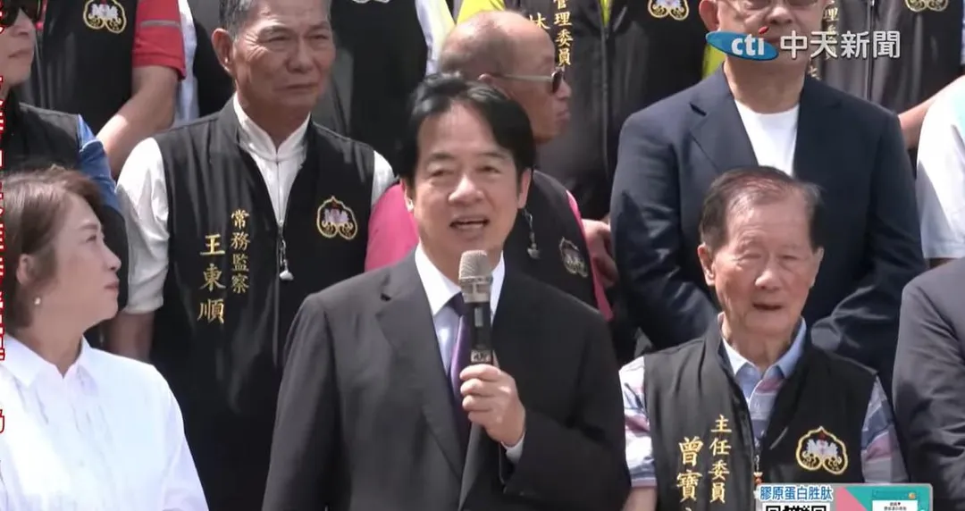 總統府指出，賴清德未有安排出訪。（圖／中天新聞）