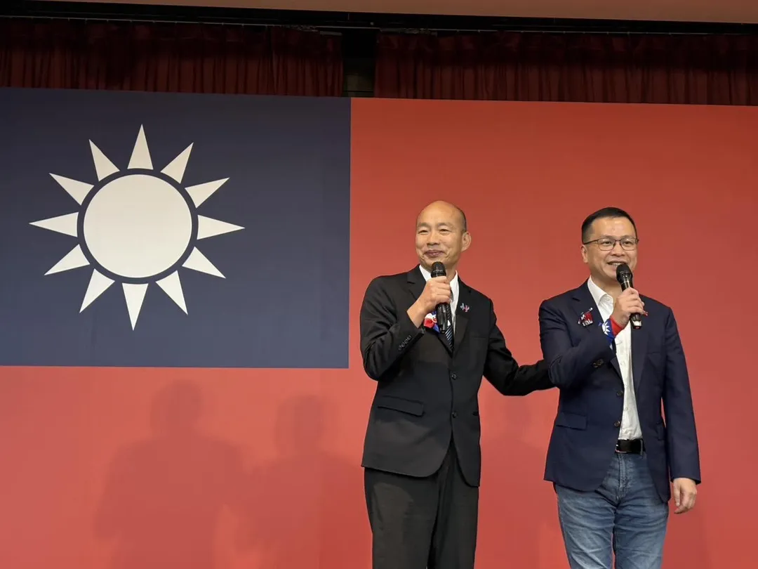 羅智強今(3日)舉辦「自強團結大會」,韓國瑜也出席。(圖/翻攝韓國瑜臉書)