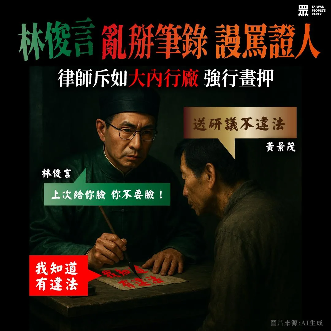 民眾黨3日發文。（圖／翻攝民眾黨臉書）