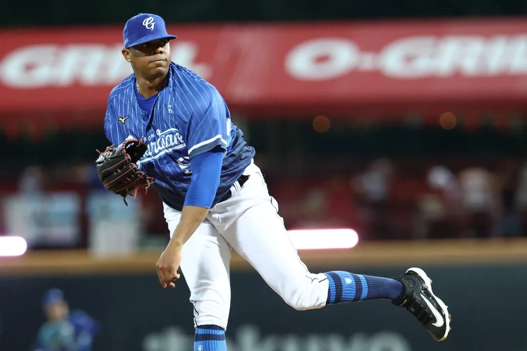 力亞士。(圖/翻攝自Fubon Guardians 富邦悍將棒球隊臉書粉專)