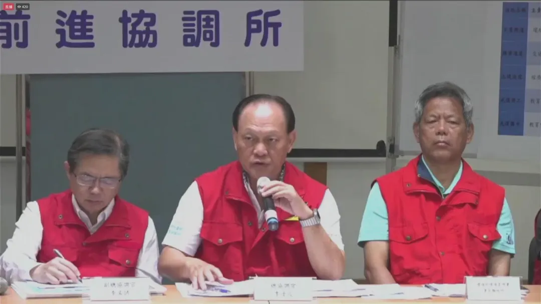 中央前進協調所總協調官季連成。（圖／行政院）