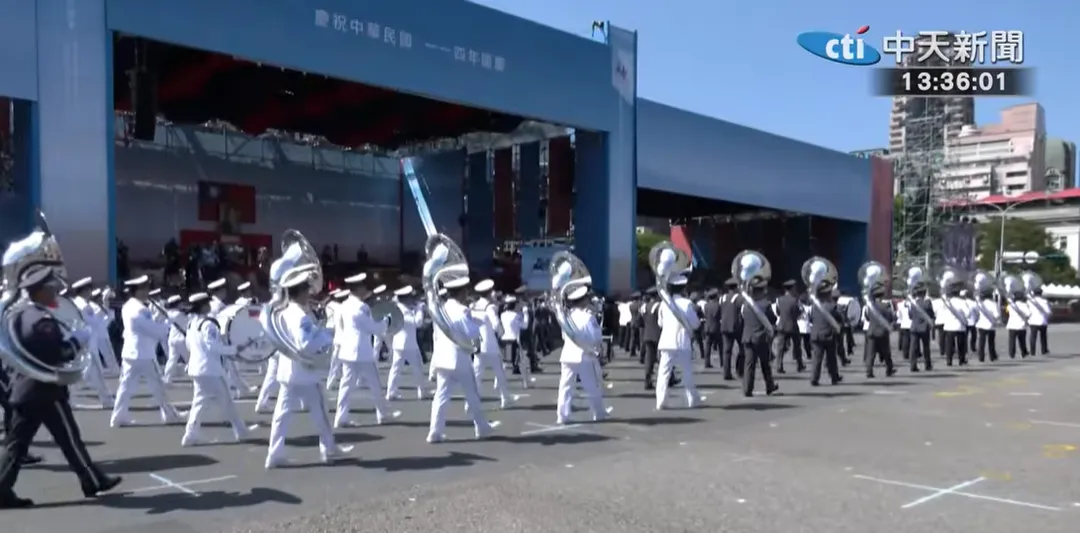 國慶預演。（圖／中天新聞）
