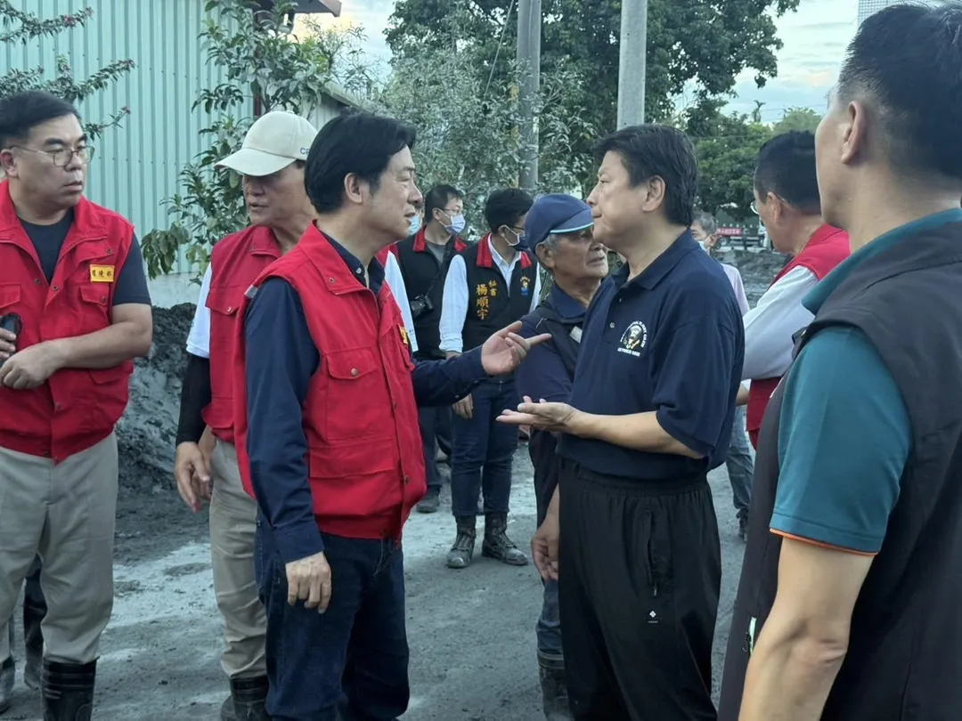 賴清德總統與國民黨立院黨團總召傅崐萁。（傅崐萁臉書）