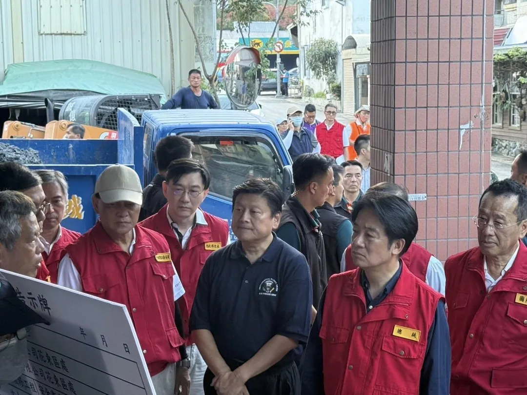 傅崐萁表示這次光復鄉重災不是1、200億能解決的事。（圖／傅崐萁臉書）