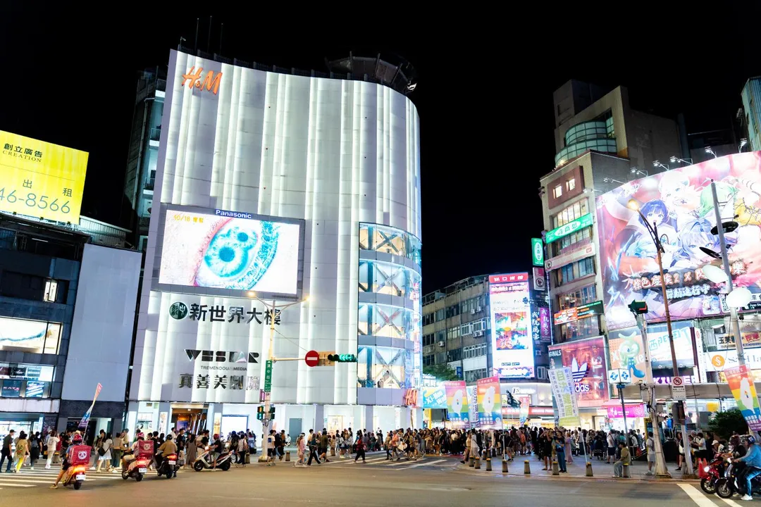 2025年1月至7月台北市觀光遊憩據點排名中，西門町以1525萬6722人次奪冠。（圖／資料照）