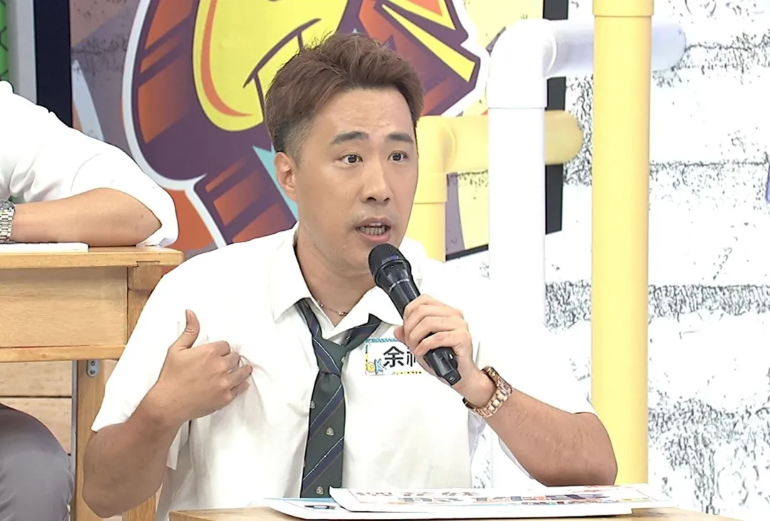 余祥銓表示愛妻柔柔幾乎不下廚。（圖／中天綜合台提供）