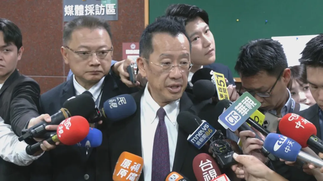 顧立雄表示國防預算將逐步增加到GDP5%（攝自中天新聞）