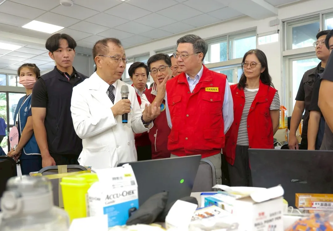 卓榮泰補充如有不足可再追加。(圖/行政院提供)