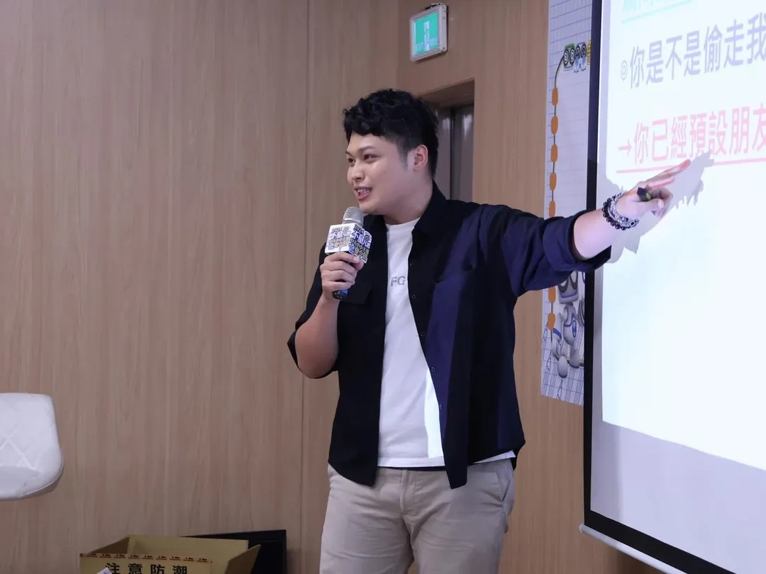 中天記者林宸佑。（圖取自林宸佑臉書）