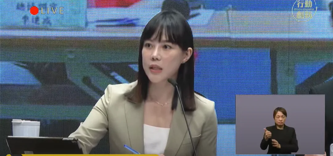 關於輝達土地問題,李慧芝今回應,行政院昨天已經備查北市來函部分。(圖取自行政院YT)