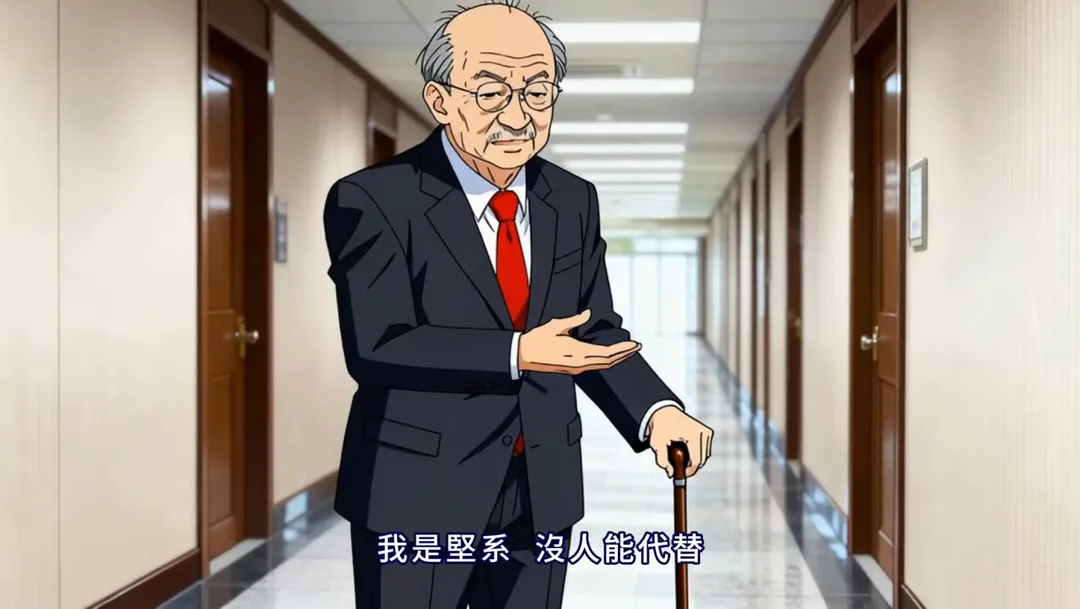 柯建銘也在MV中出鏡。（圖／擷取自昭日AI电波YT）