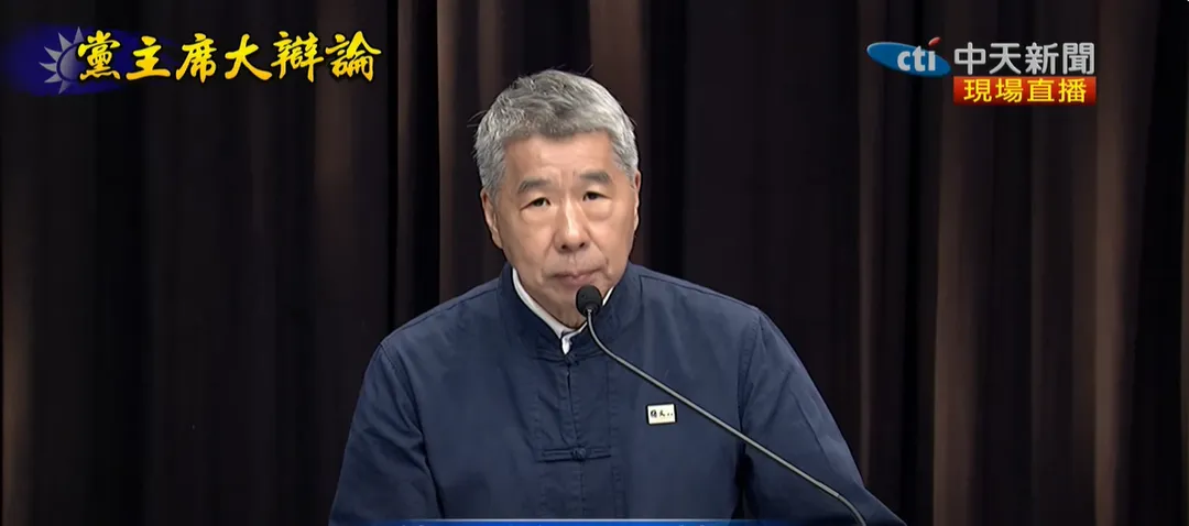 張亞中出席11日辯論會。（圖／中天新聞）