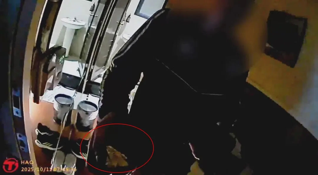 民眾報警後，短短100分鐘內，警方就查到呂姓男子，呂男還謊稱已經將金牌變賣。（圖／警方提供）