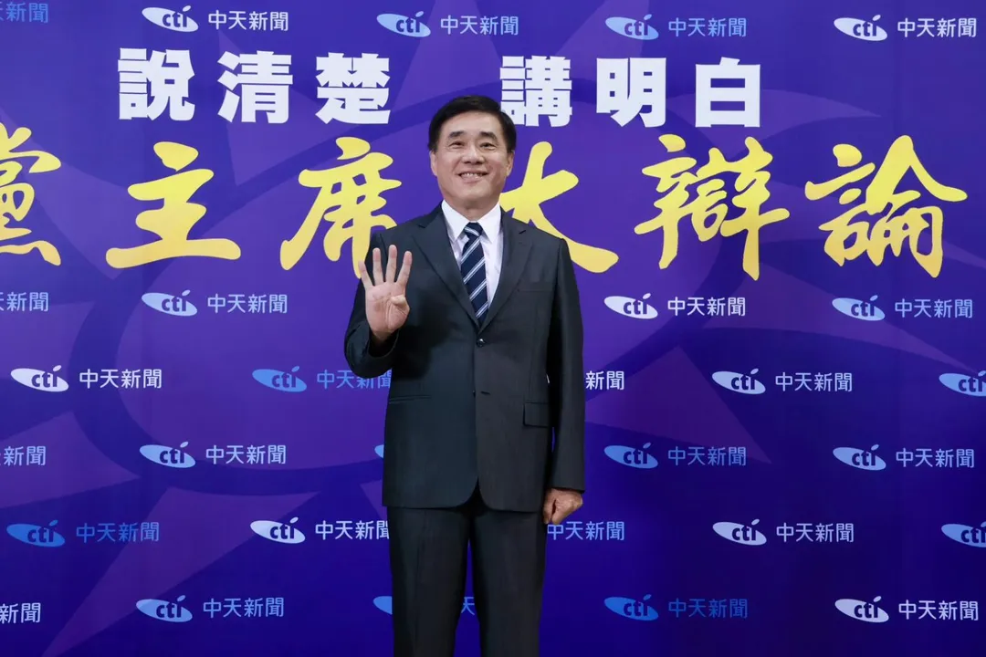國民黨主席候選人郝龍斌。（圖／中天新聞）