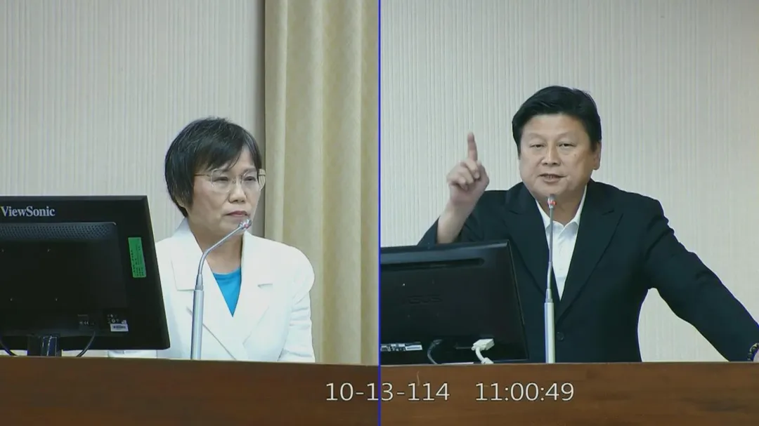 內政部長劉世芳、立委傅崐萁。（圖／國會頻道）
