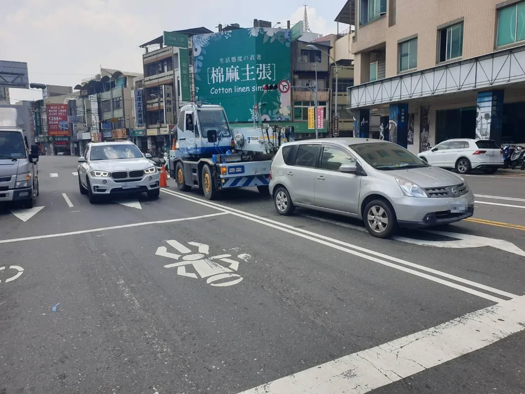 彰化驚險車禍。（圖／中天新聞）