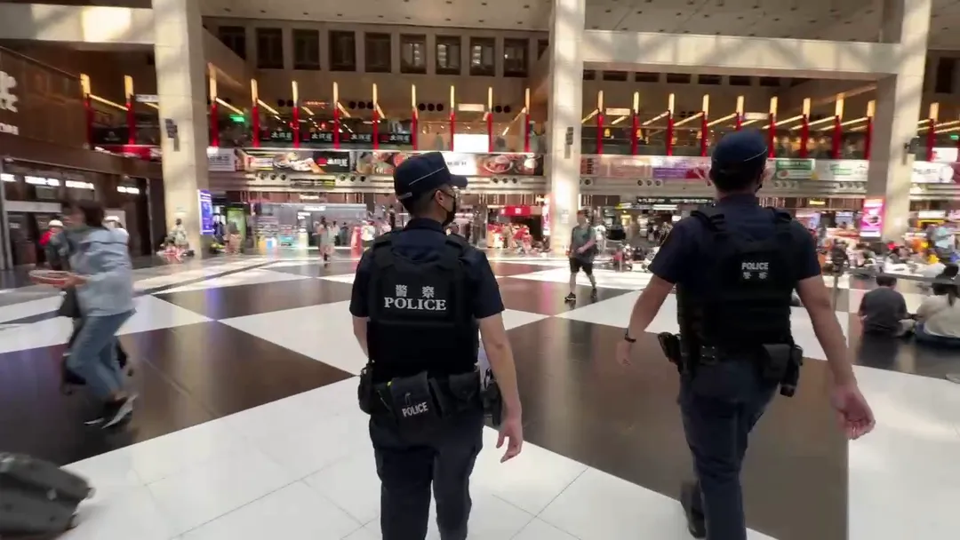 台北車站22日下午(圖/)