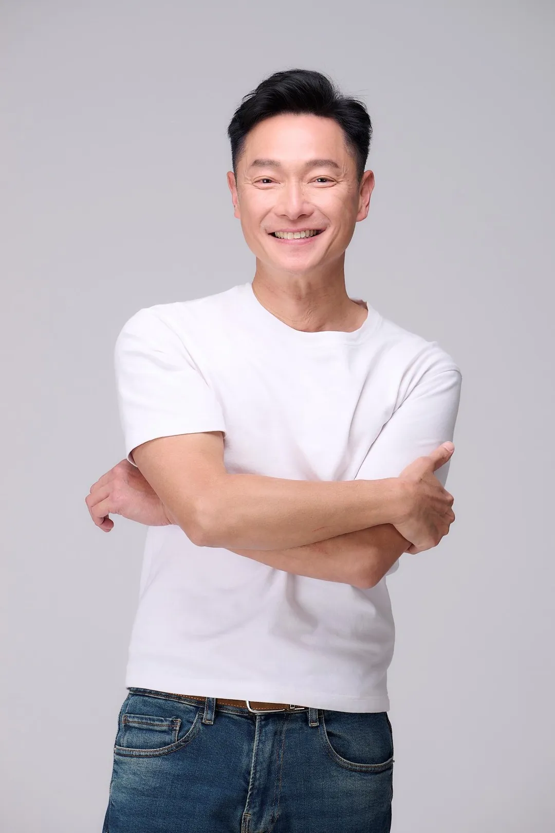 謝祖武將與兒子謝展榮登金鐘頒獎。(圖/三立 提供)
