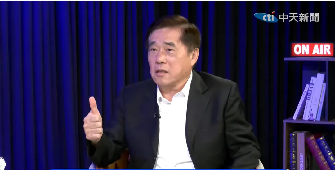 郝龍斌今接受中天專訪。（圖/中天新聞）