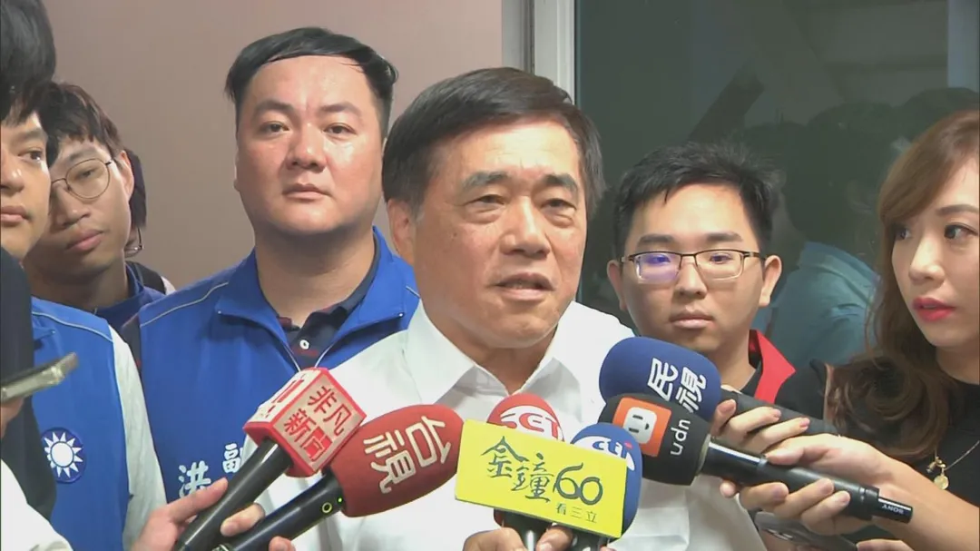 國民黨主席候選人郝龍斌。（圖／中天新聞）