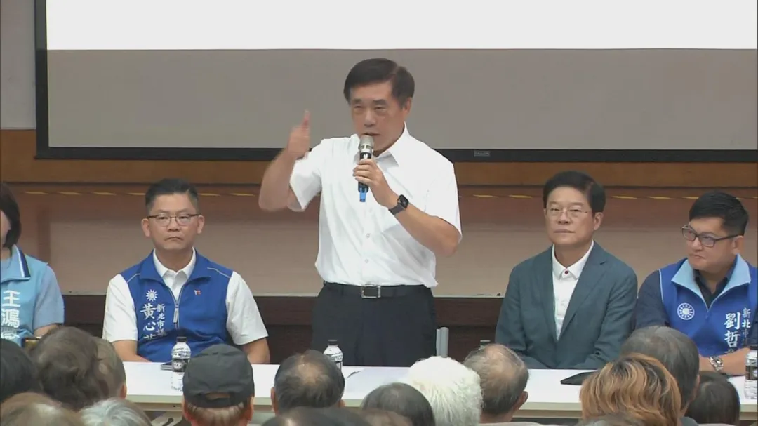 國民黨主席候選人郝龍斌。（圖／中天新聞）