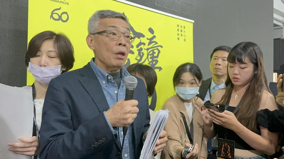 評審團主委劉嵩會後受訪時透露了小S勝出關鍵。（圖／記者 伍映澄 攝）