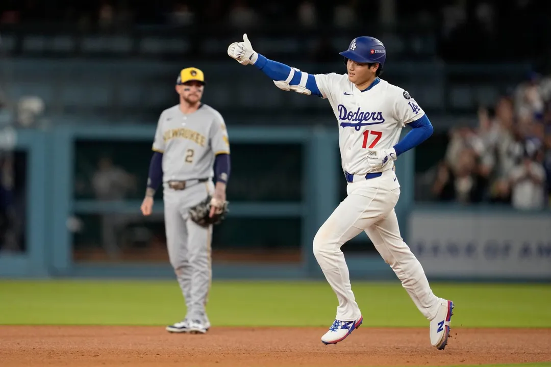大谷翔平單場3支全壘打。（圖／美聯社）