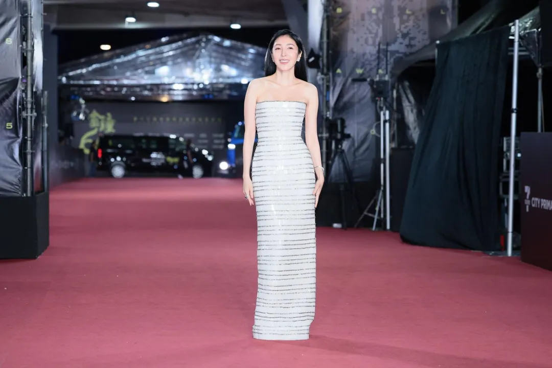 楊謹華以戲劇《影后》入圍戲劇節目女主角獎，這是她第3度與2屆金鐘視后柯佳嬿正面對決，備受矚目。（圖／中國時報 郭吉詮、杜宜諳攝）