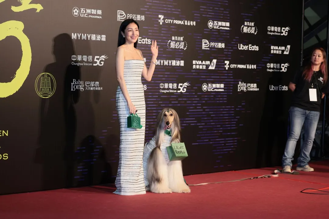 楊謹華以戲劇《影后》入圍戲劇節目女主角獎，這是她第3度與2屆金鐘視后柯佳嬿正面對決，備受矚目。（圖／中國時報 郭吉詮、杜宜諳攝）