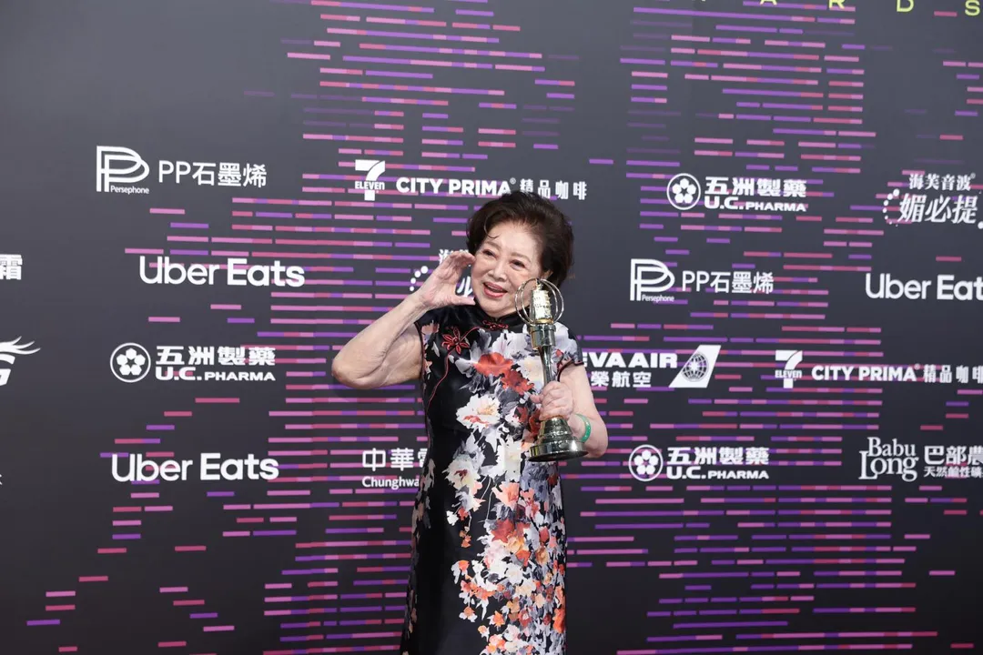 86歲資深演員陳淑芳獲頒「特別貢獻獎」。(圖/中國時報 郭吉詮、杜宜諳攝)