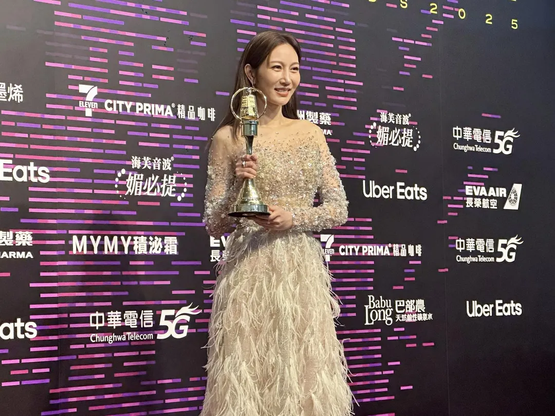 曾莞婷出道27年，首度奪下「戲劇節目女配角獎」。（圖／記者 伍映澄 攝）