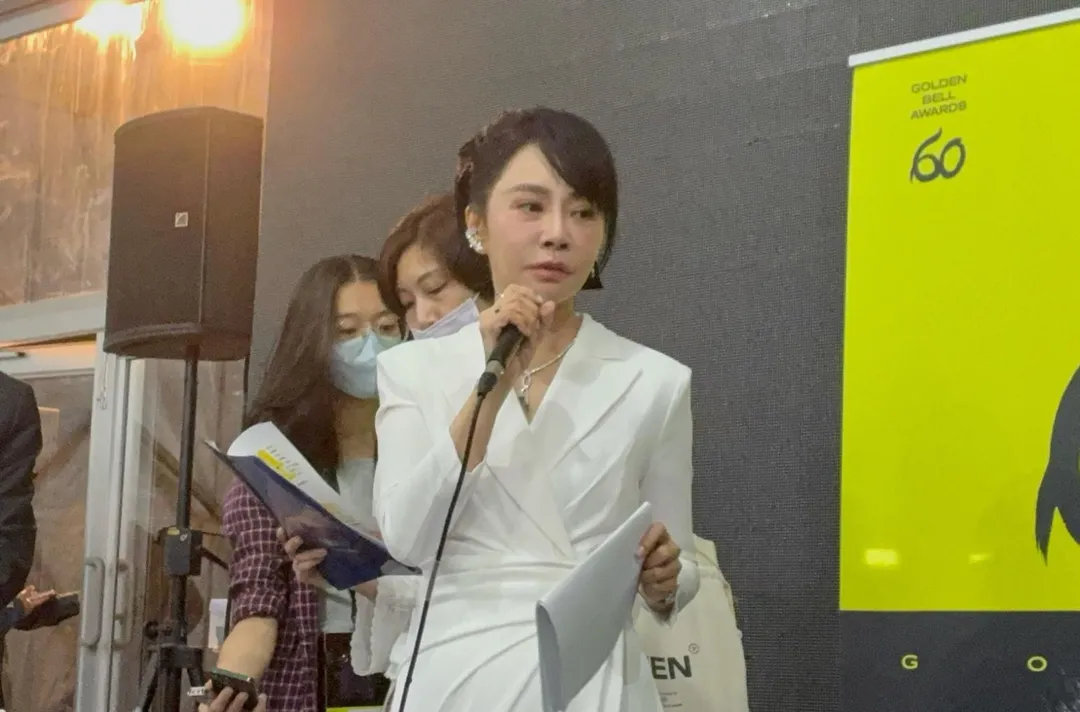 柴智屏表示楊謹華在《影后》中不僅演出女明星的甘苦，與詹懷雲還有愛情線，整體角色詮釋得非常到位。（圖／記者郭竹倩 攝）