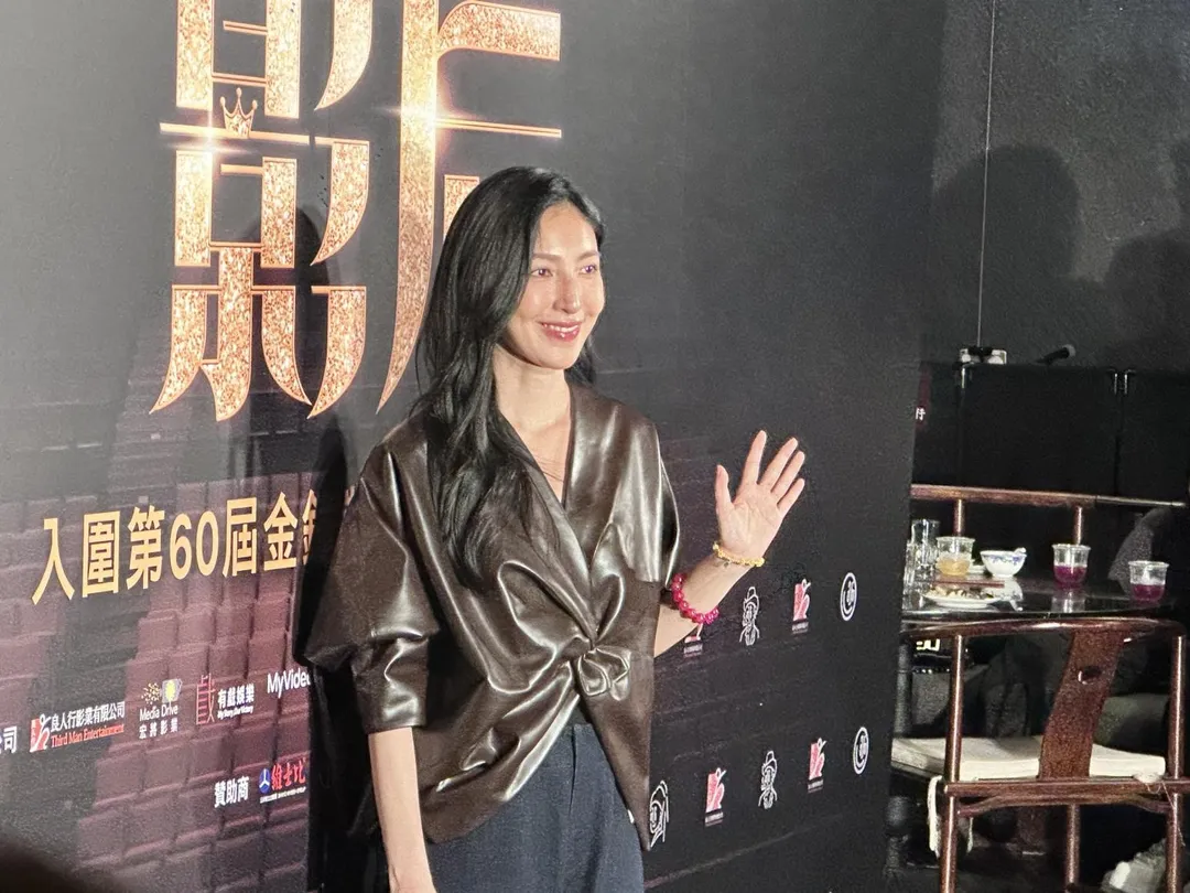 楊謹華終於在與柯佳嬿的三度對決中如願奪下視后。（圖／記者 伍映澄 攝）