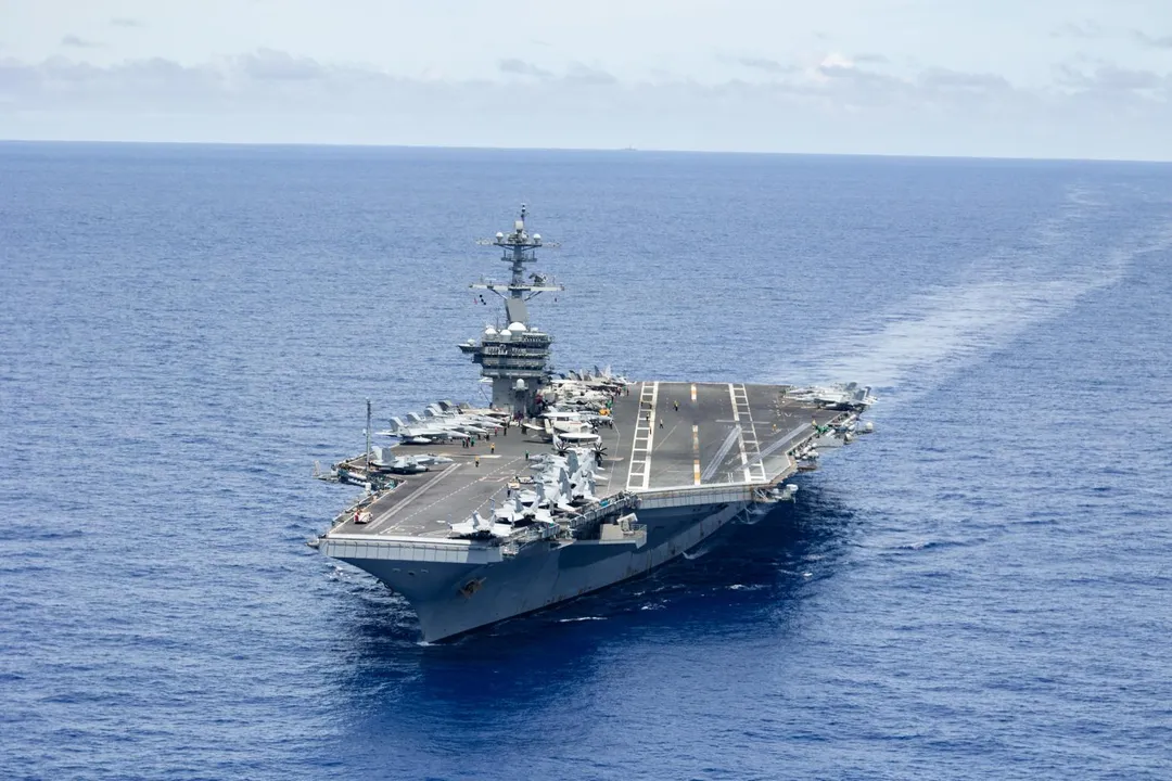 華盛頓號航艦。(圖/美國陸戰隊)